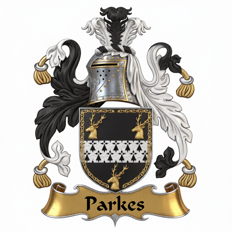 Parkes Family Crest - 1
