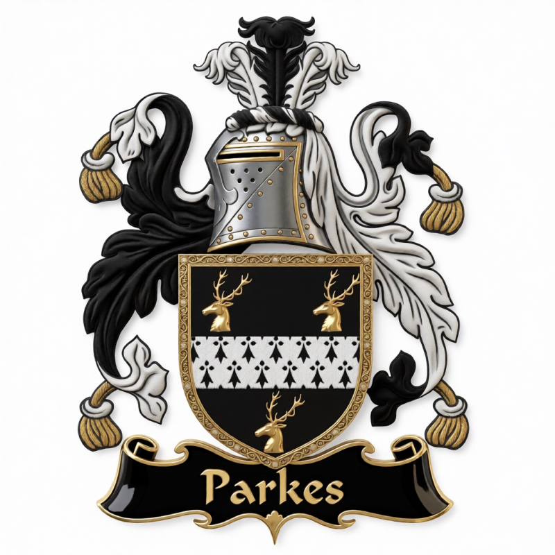 Parkes Family Crest - 1
