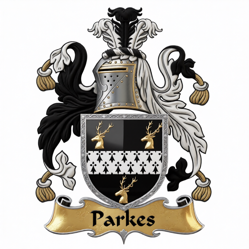 Parkes Family Crest - 2a
