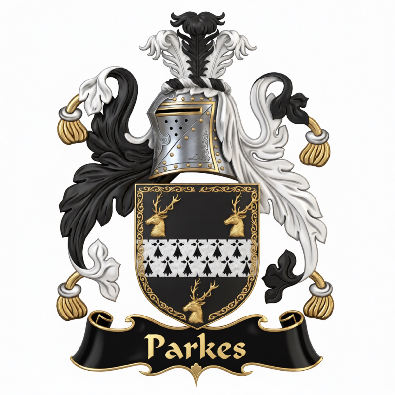 Parkes Family Crest - 3
