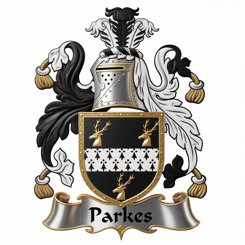 Parkes Family Crest - 3b
