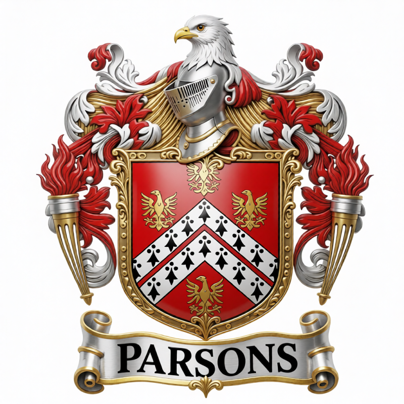 Parsons Family Crest - 5
