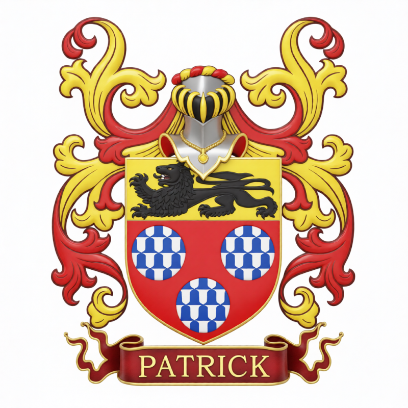 Patrick Family Crest - 0

