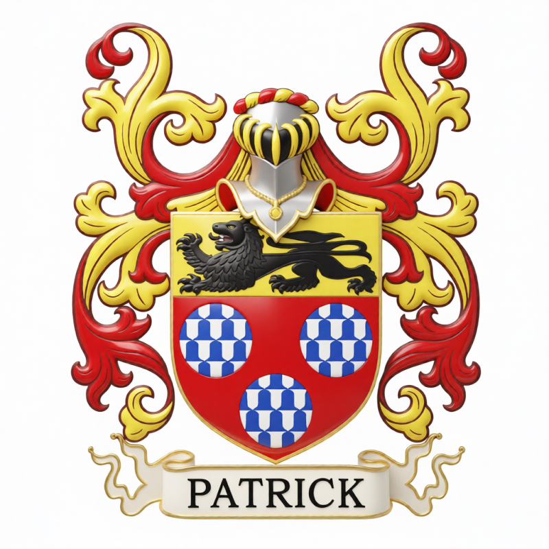 Patrick Family Crest - 3
