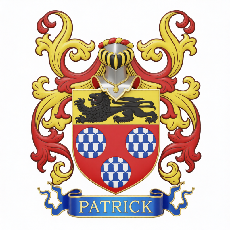 Patrick Family Crest - 4
