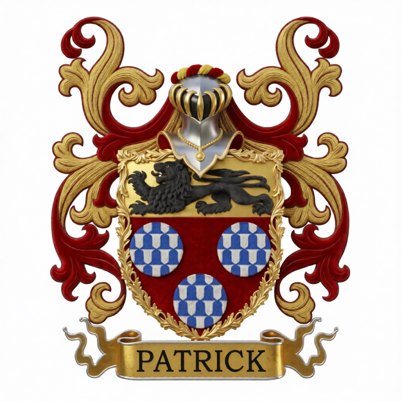 Patrick Family Crest - 7
