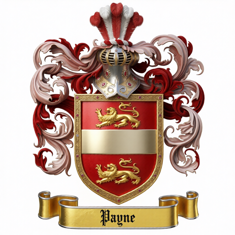 Payne Family Crest - 2
