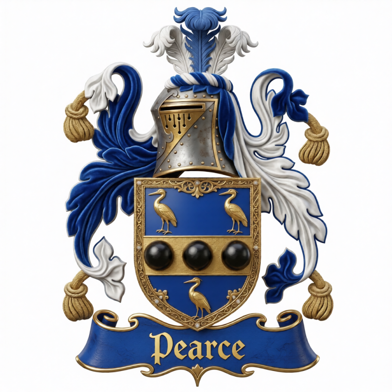 Pearce Family Crest - 1
