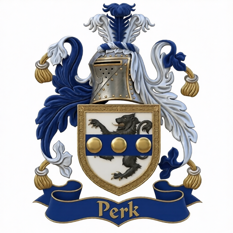 Perk Family Crest

