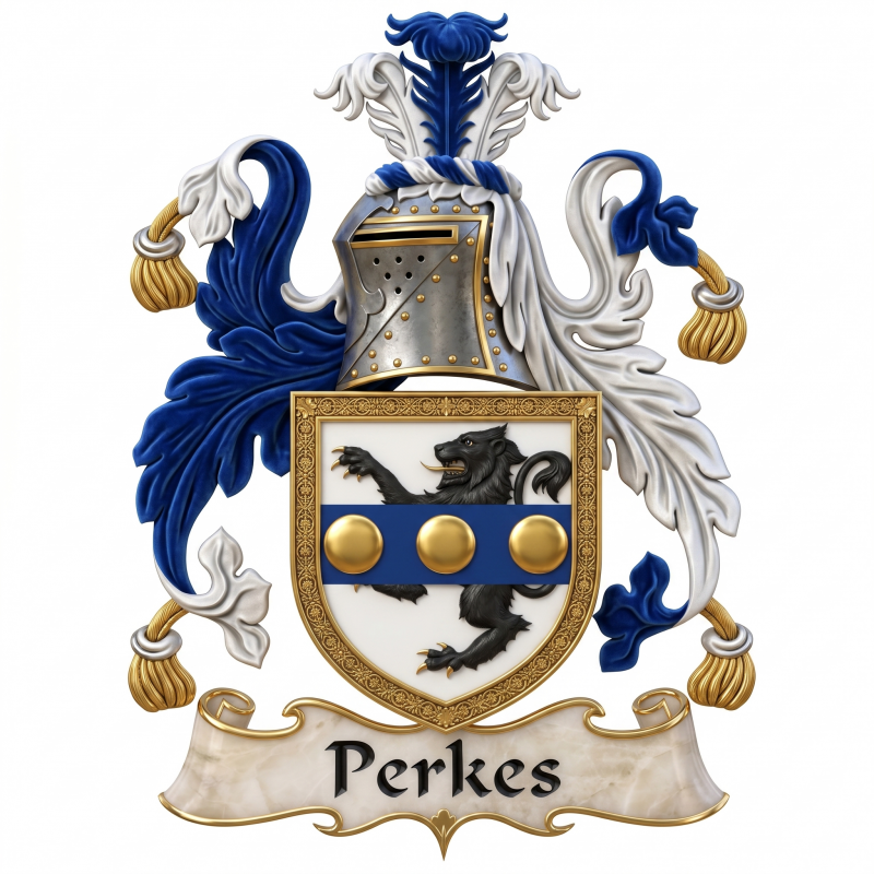Perkes Family Crest
