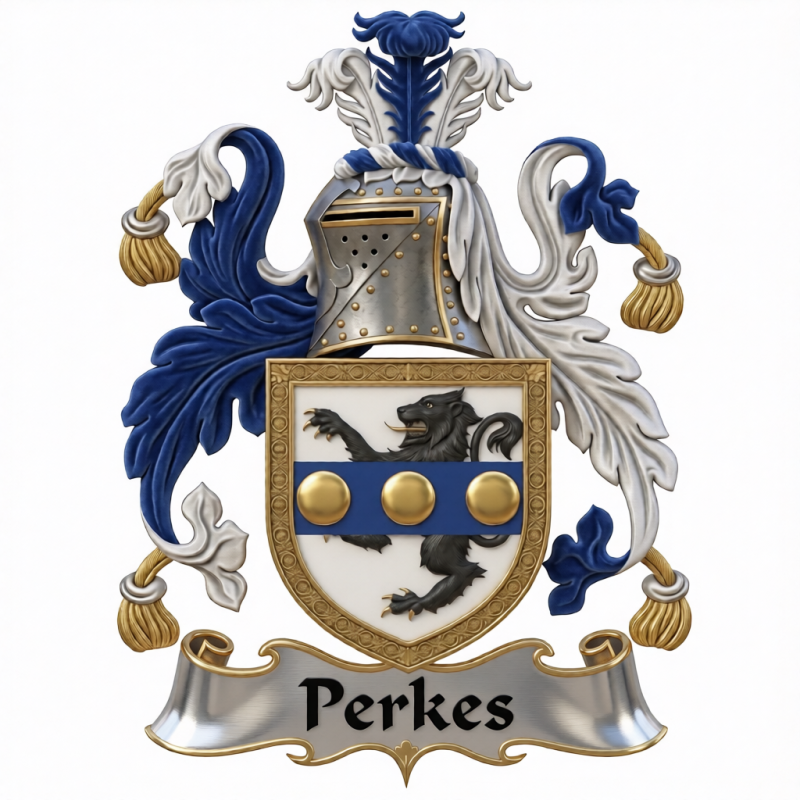 Perkes Family Crest - 2
