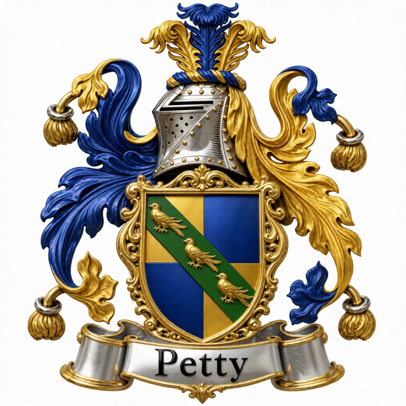 Petty Family Crest - 3
