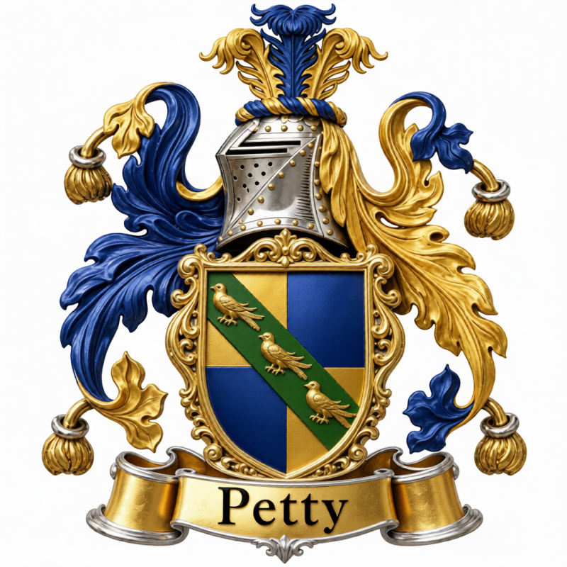 Petty Family Crest - 4
