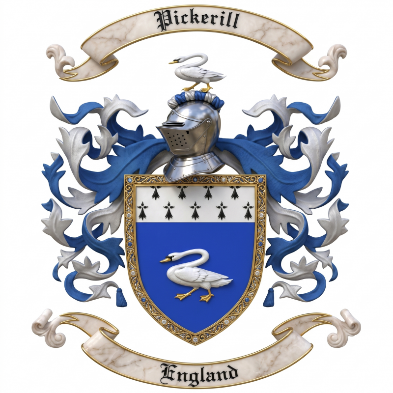Pickerill  Family Crest
