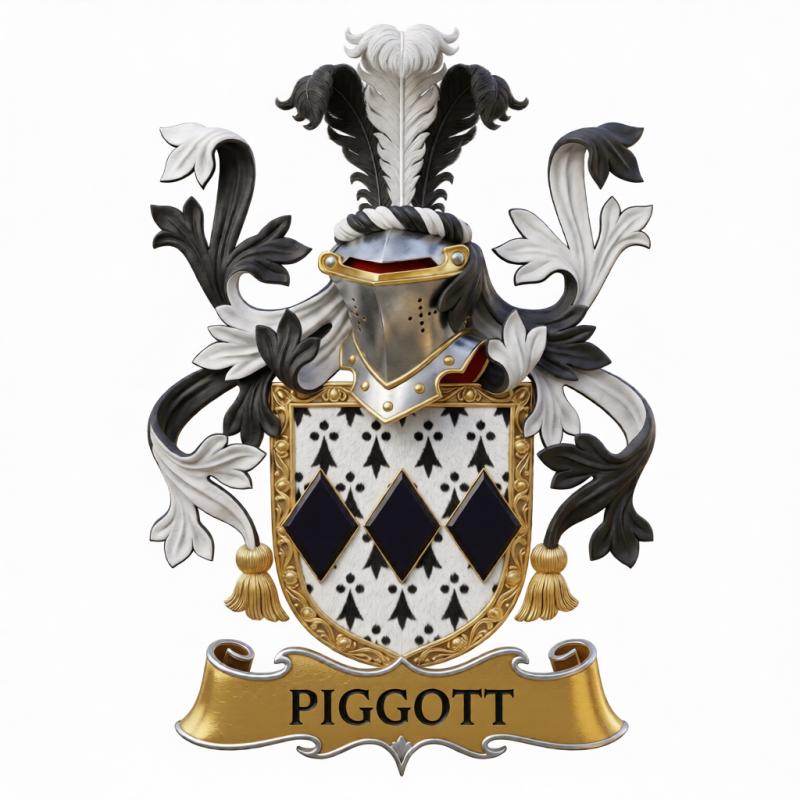 Piggott Family Crest - 1
