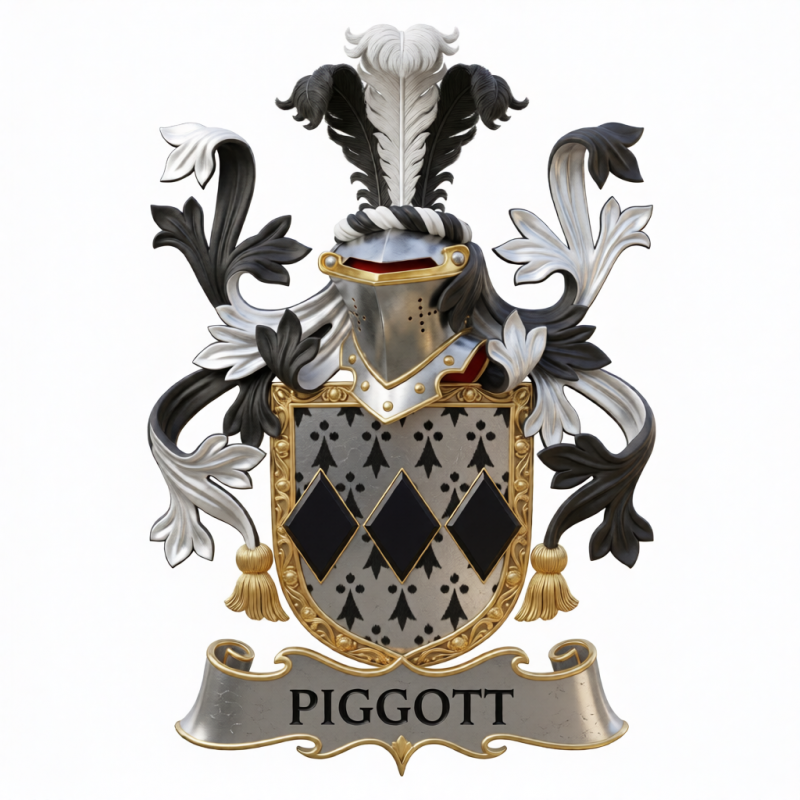 Piggott Family Crest - 2
