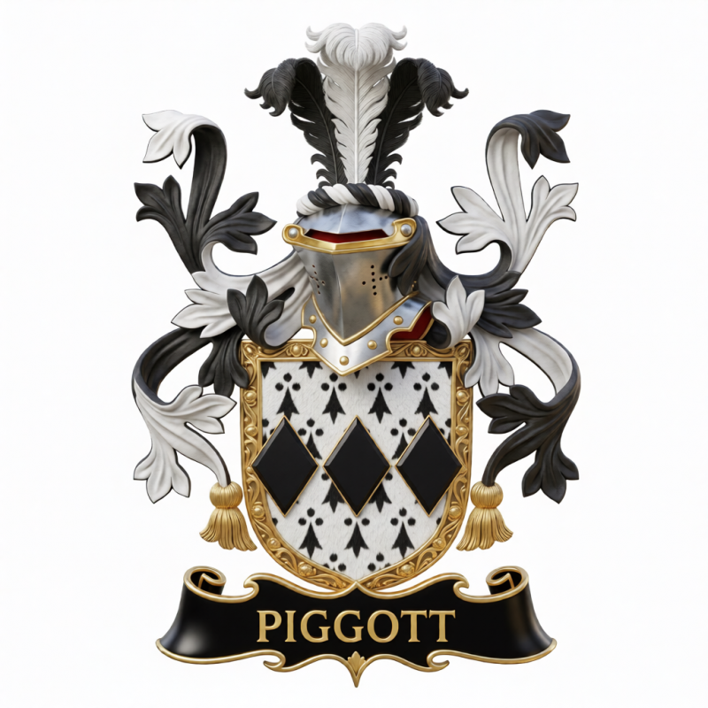 Piggott Family Crest - 3
