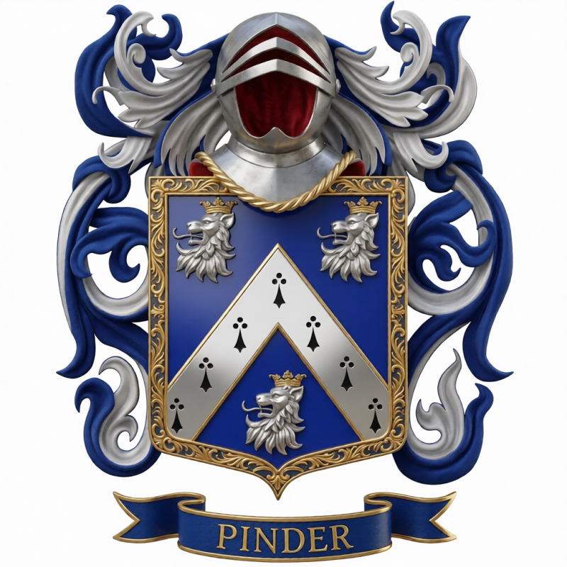 Pinder Family Crest - 1
