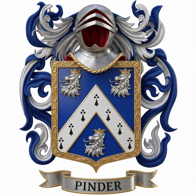 Pinder Family Crest - 2

