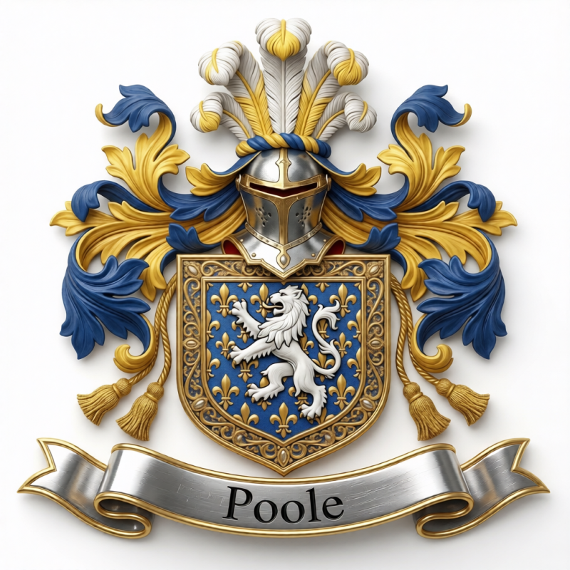 Poole Family Crest - 2
