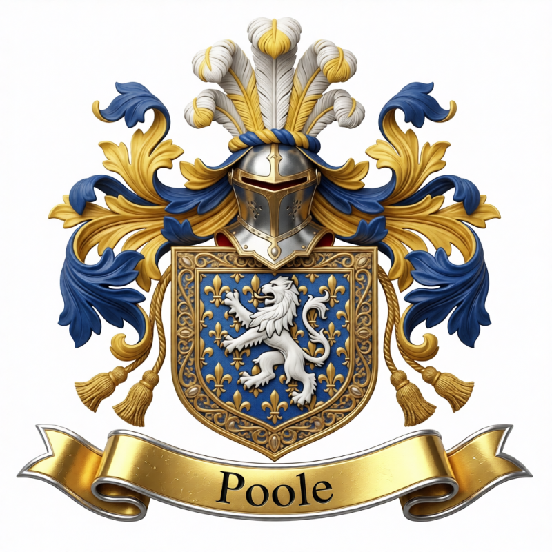 Poole Family Crest - 3
