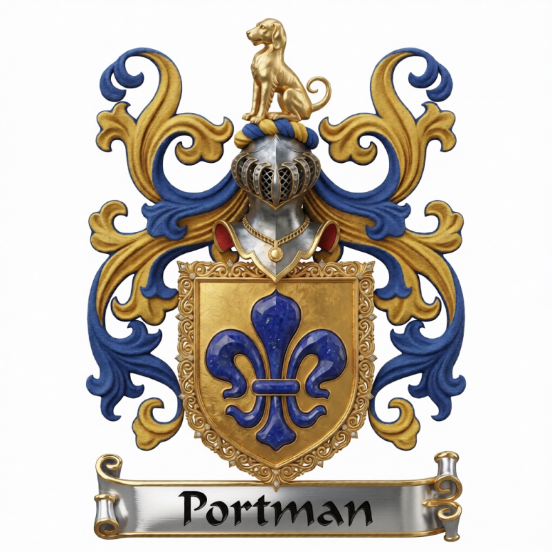 Portman Family Crest - 1
