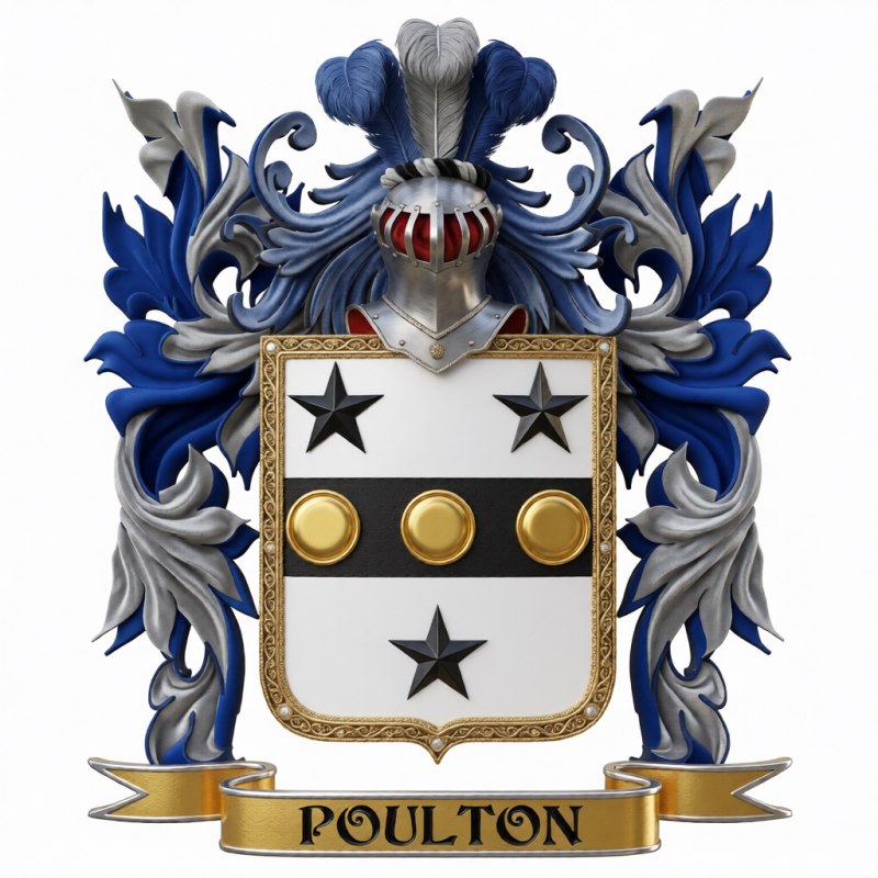 Poulton Family Crest -01
