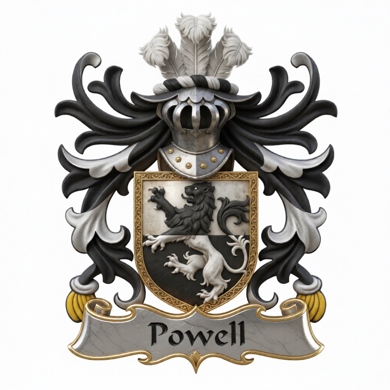 Powell Family Crest - 2
