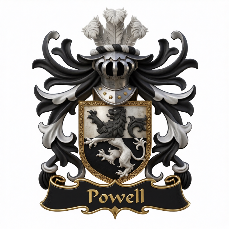 Powell Family Crest - 3
