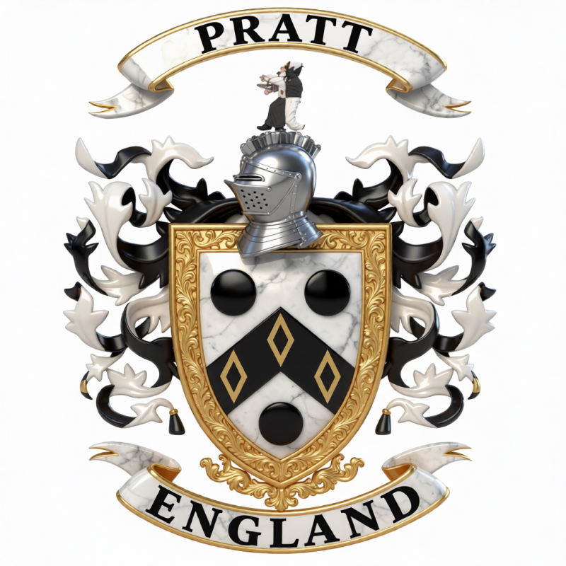 Pratt Family Crest
