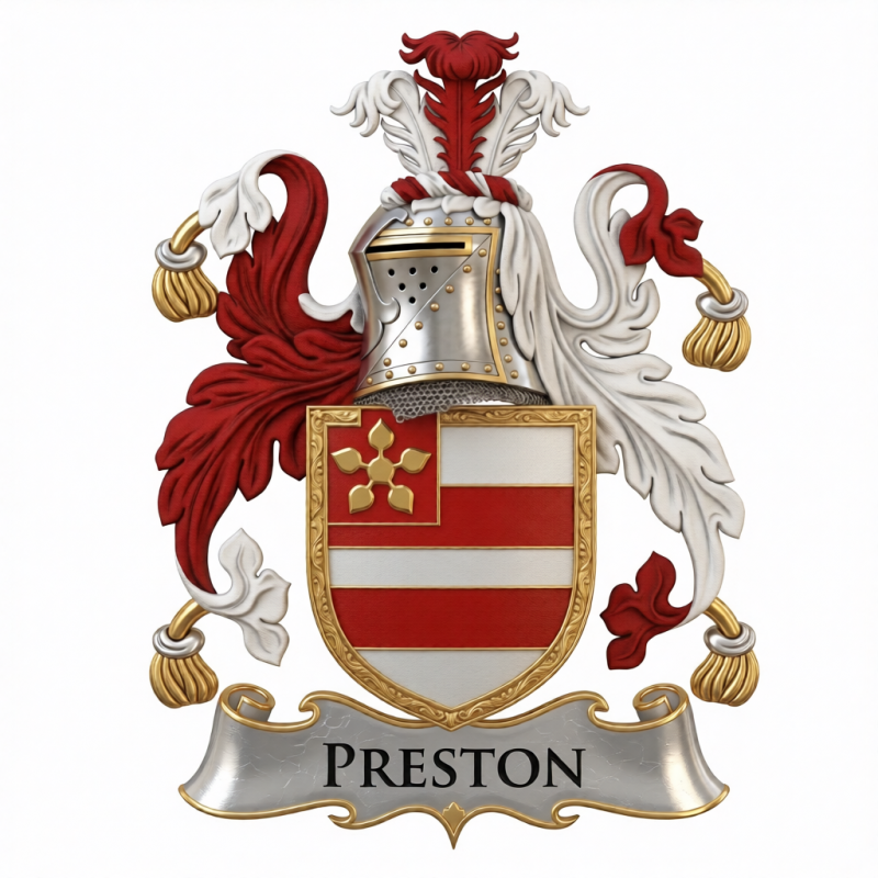 Preston Family Crest - 1
