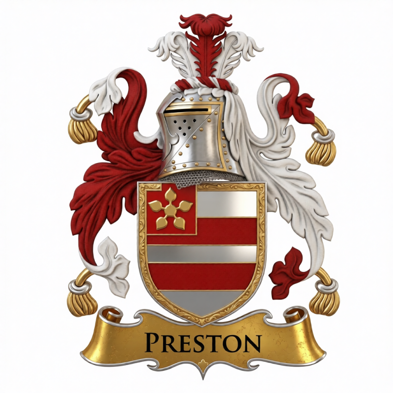 Preston Family Crest - 2
