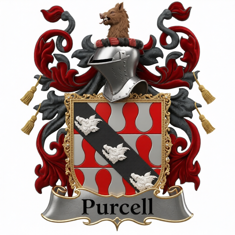 Purcell Family Crest - 1
