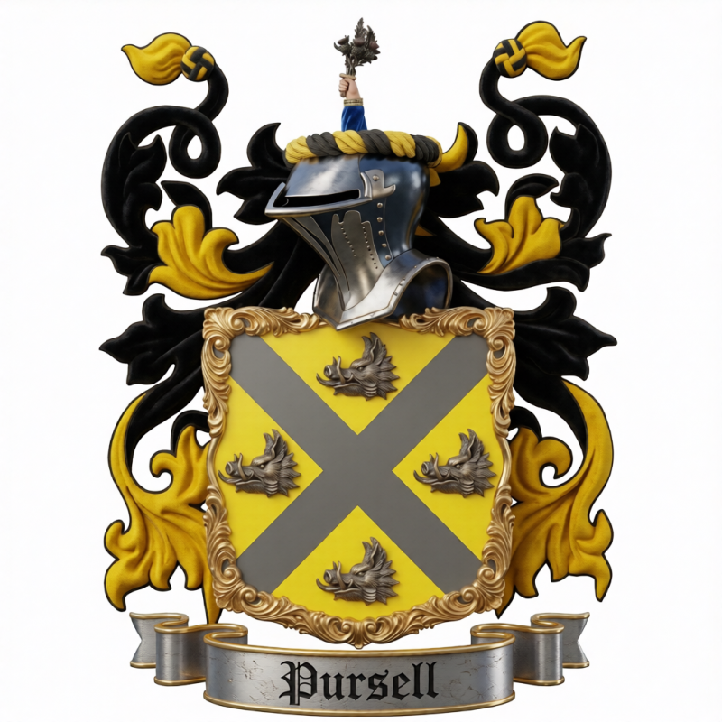 Pursell Family Crest - 1
