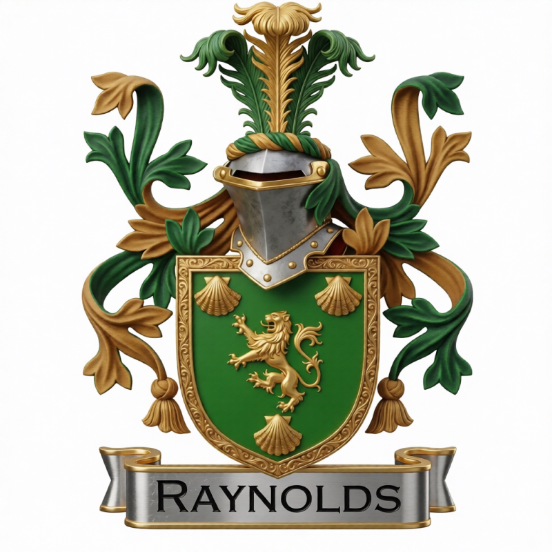 Raynolds Family Crest - 1
