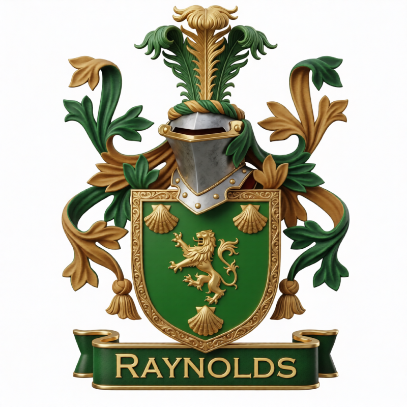 Raynolds Family Crest - 3
