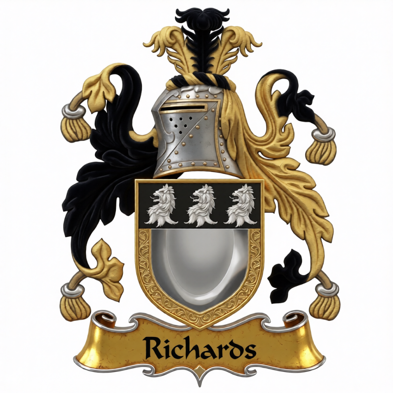 Richards Family Crest - 3
