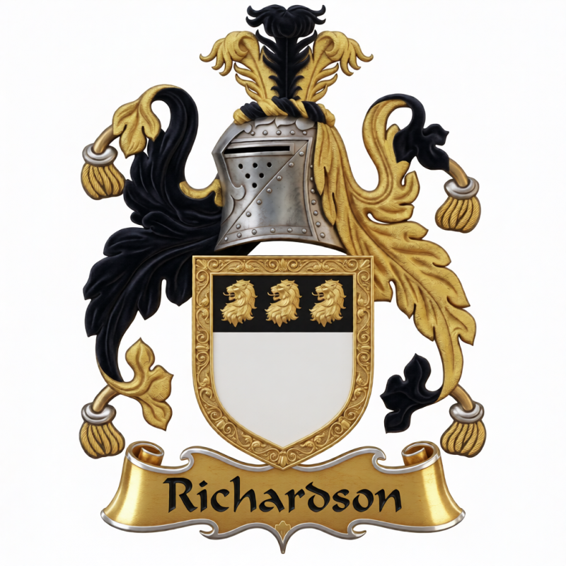 Richardson Family Crest  - 1
