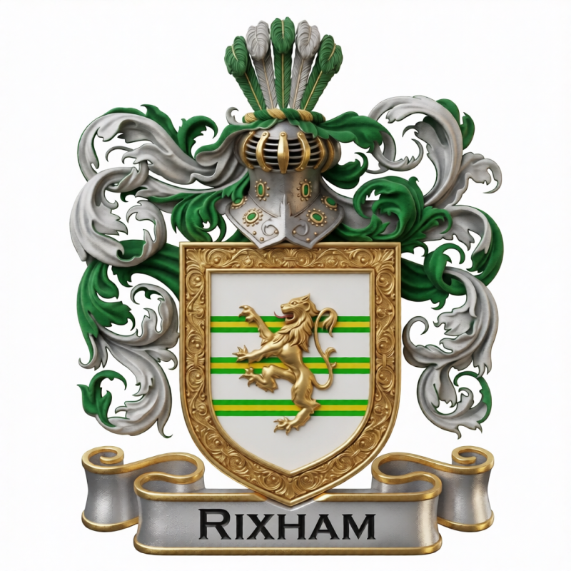 Rixham Family Crest - 1
