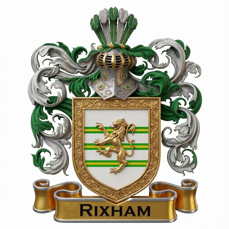 Rixham Family Crest - 2
