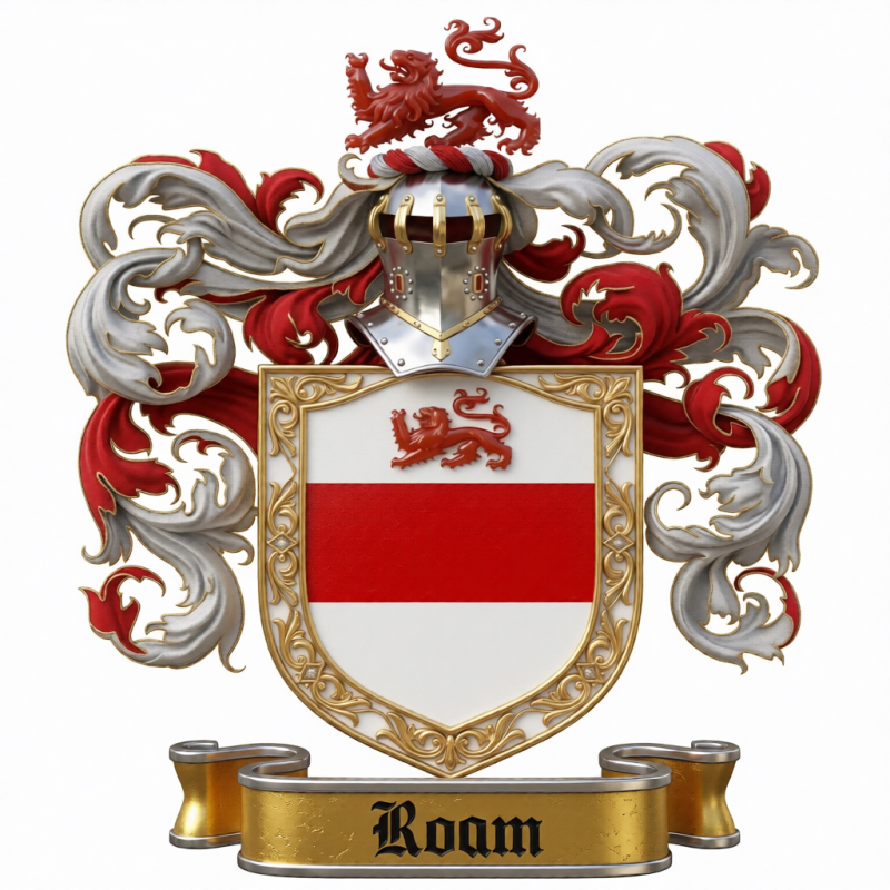 Roam Family Crest - 3
