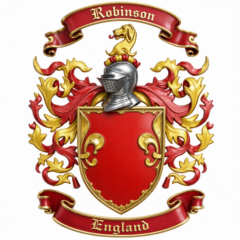 Robinson Family Crest - 1
