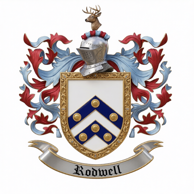 Rodwell Family Crest - 1
