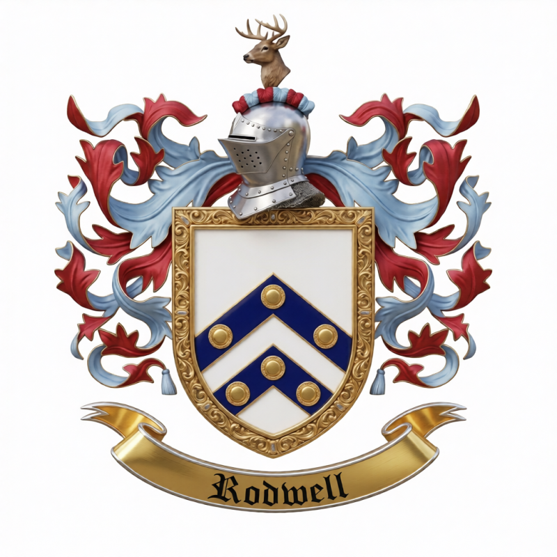 Rodwell Family Crest - 2
