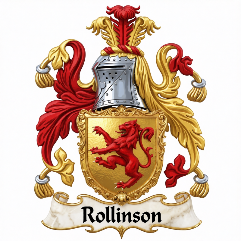Rollinson Family Crest - 3
