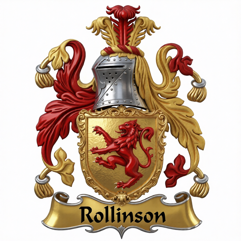 Rollinson Family Crest - 4
