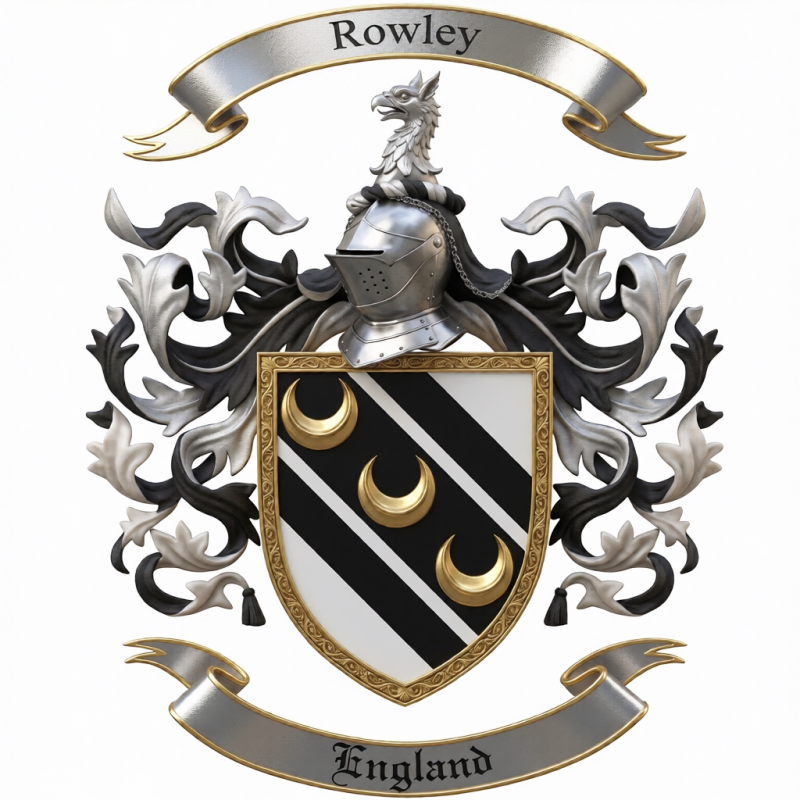 Rowley Family Crest - 2
