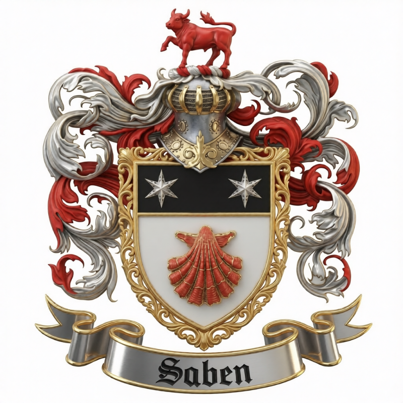 Saben Family Crest - 2
