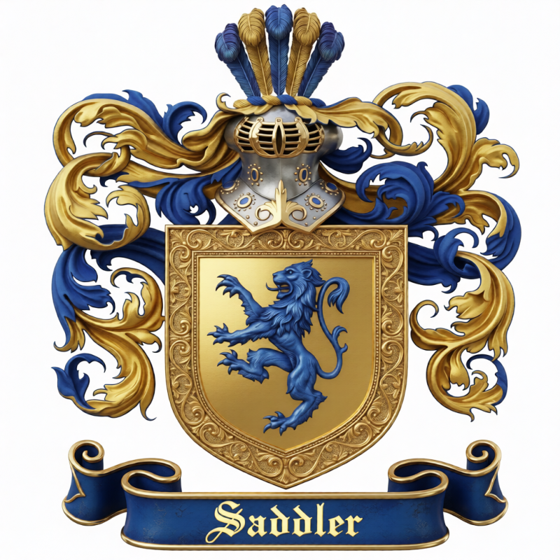 Saddler Family Crest - 1
