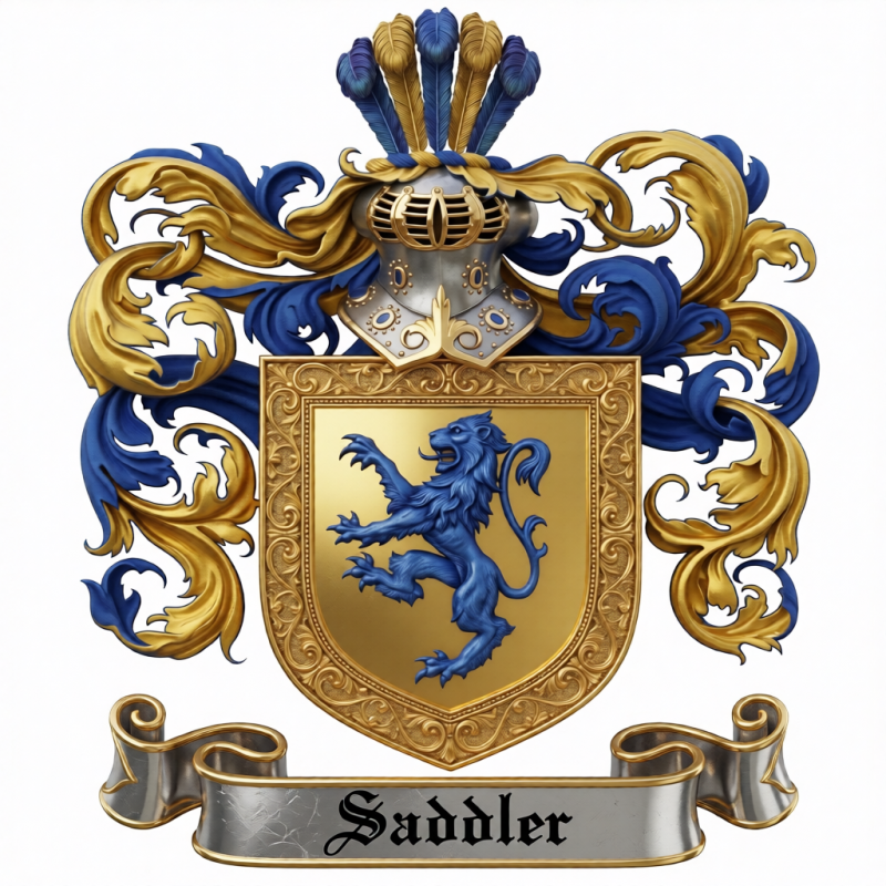Saddler Family Crest - 2
